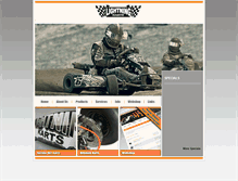 Tablet Screenshot of lightningkarts.com.au